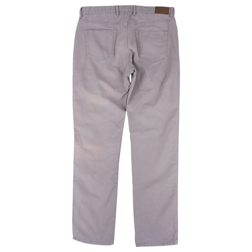 Peter Millar Men's Gray Chino Pants Straight Leg Casual Size 35